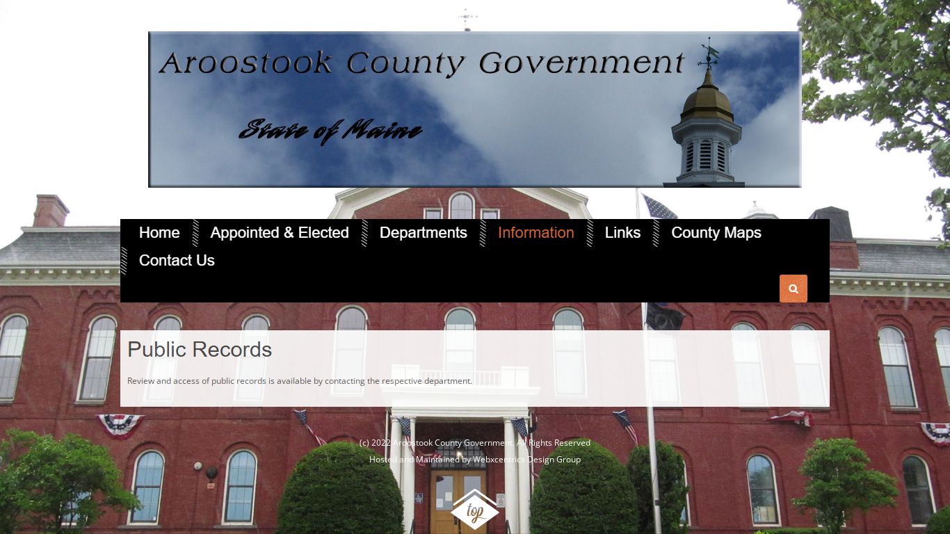 Public Records - Aroostook County, Maine