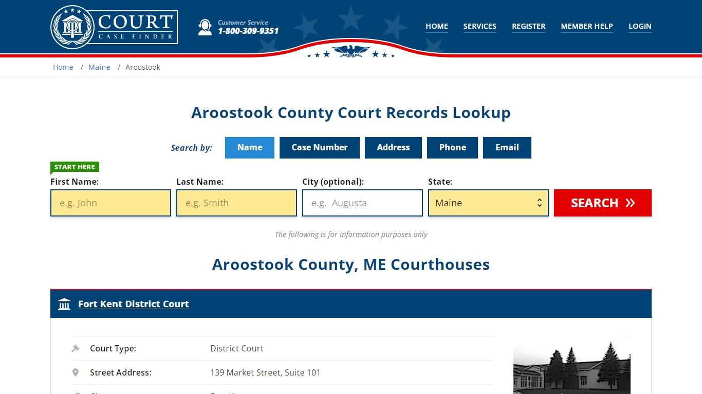 Aroostook County Court Records | ME Case Lookup